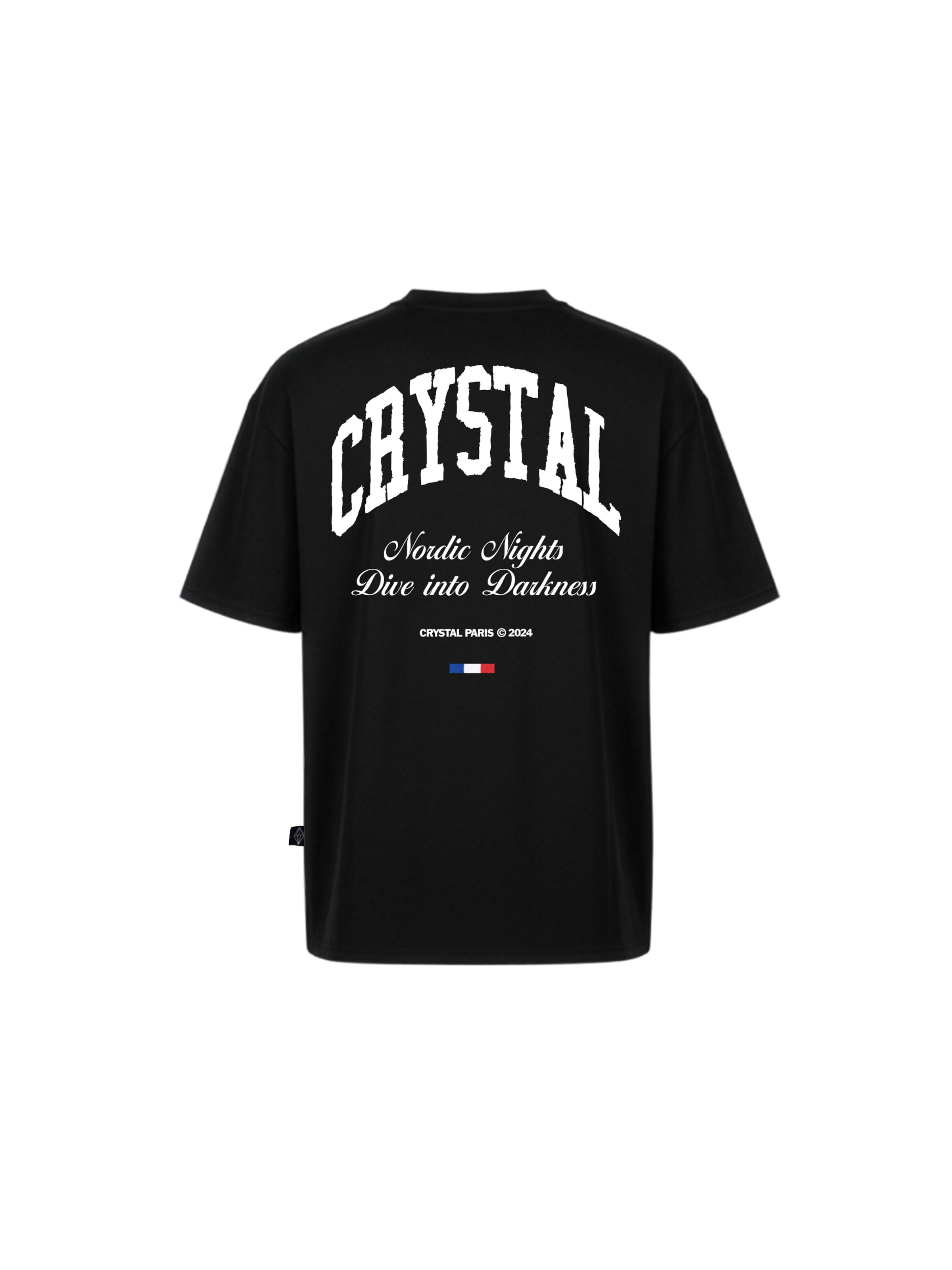Crystal Paris Shirt 'Nordic Nights' in Zwart: voorkant
