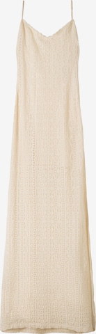 Robe Bershka en beige : devant