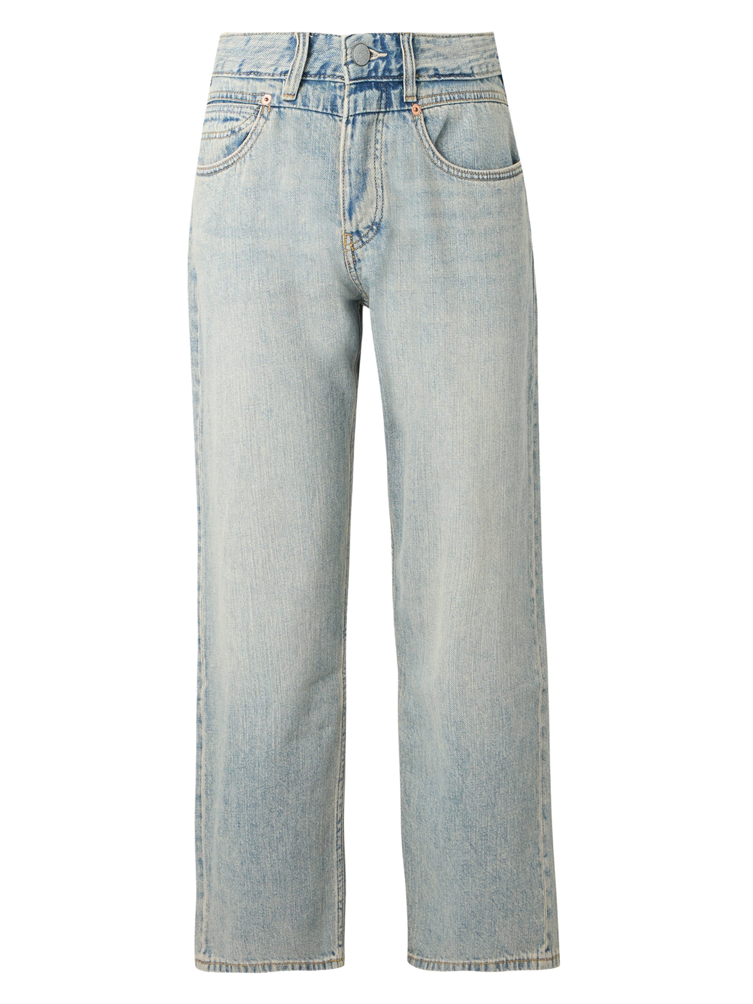 Pepe Jeans Voľný strih Džínsy - Modrá: predná strana