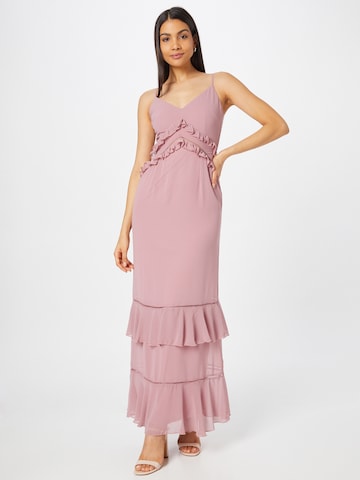 Little Mistress Βραδινό φόρεμα σε ροζ: μπροστά