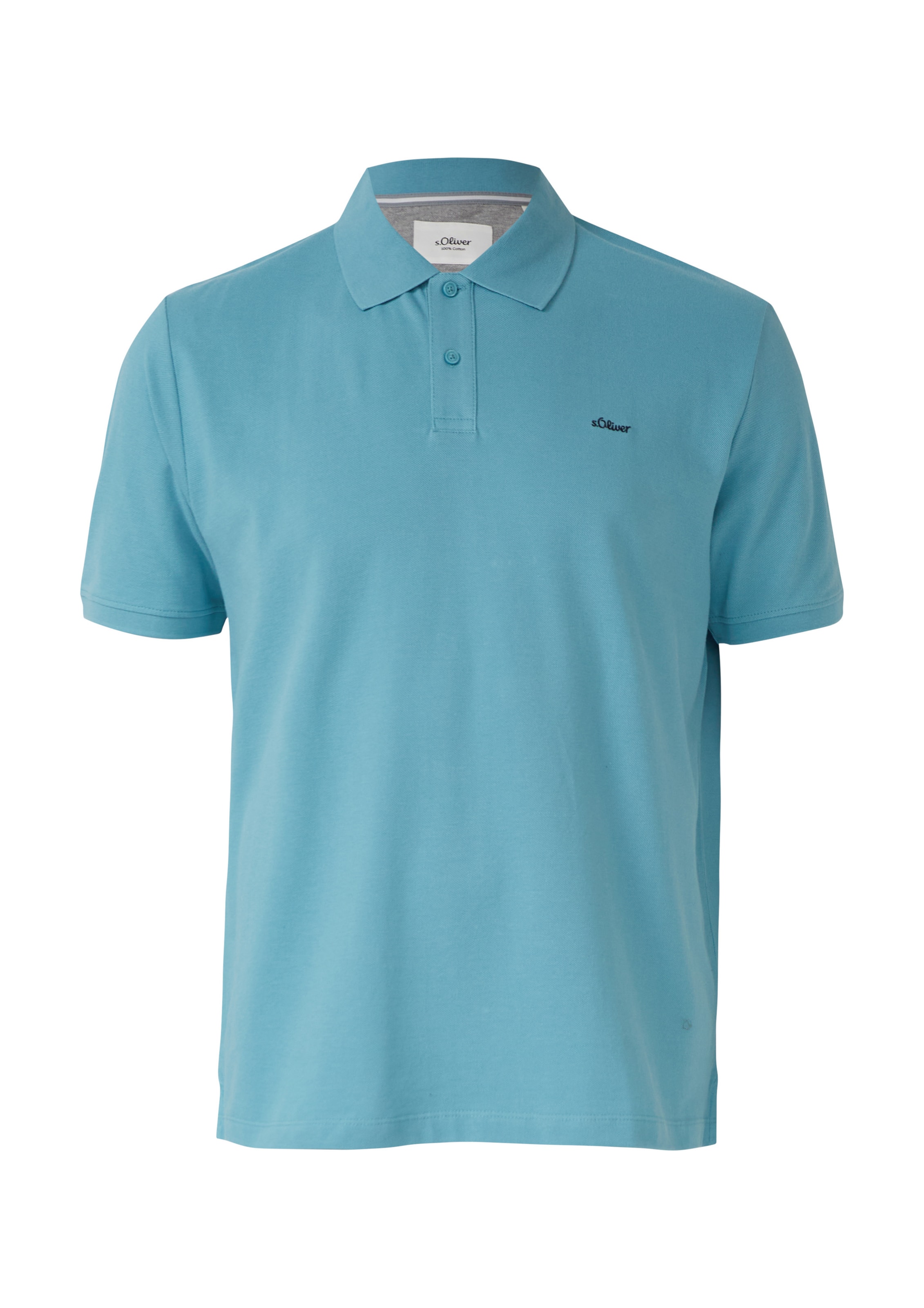 s.Oliver Poloshirt in Blau: Vorderseite