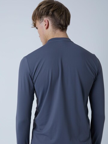 SPORTKIND - Camiseta funcional 'High Neck Long Sleeve Shirt' en gris