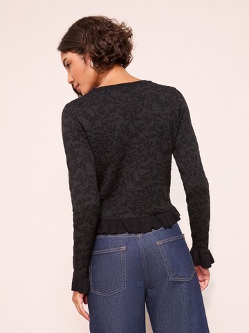 Friends Like These Gebreid vest in Zwart