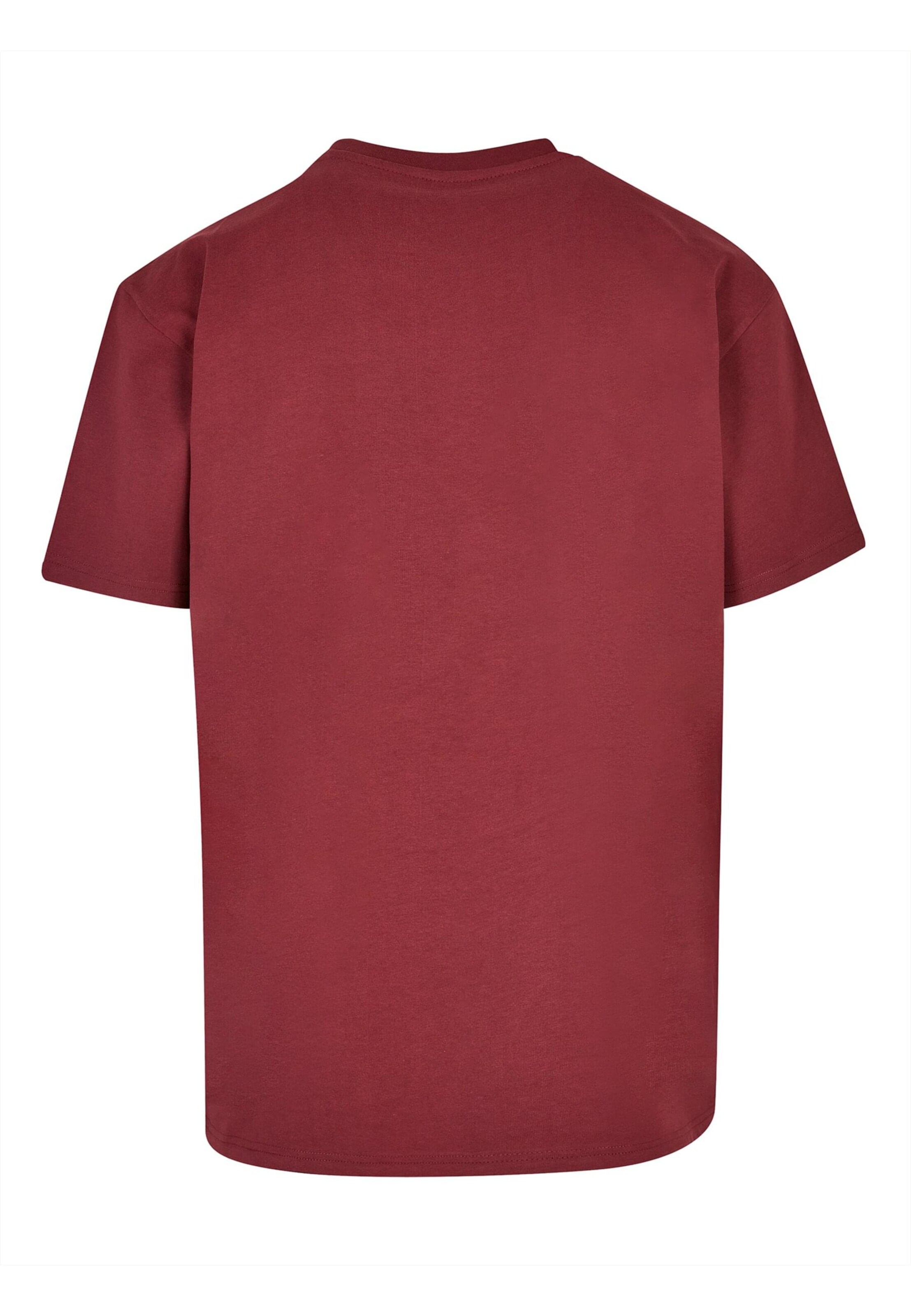 Maglietta 'Christmas Santa' di Merchcode in rosso