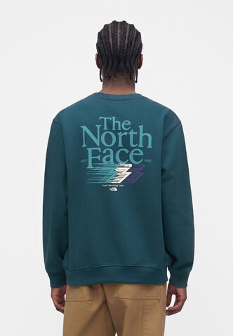 THE NORTH FACE Sweatshirt 'RETRO TRAIL' in Groen: voorkant