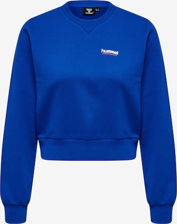 Hummel Athletic Sweatshirt in Blue: front