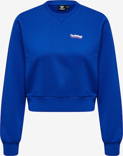 Hummel Sportsweatshirt i L i koboltblåt / hvid, Produktvisning