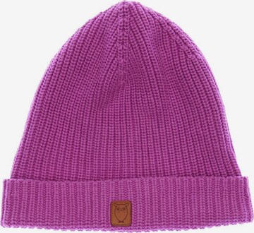 KnowledgeCotton Apparel Hut oder Mütze One Size in Pink: predná strana