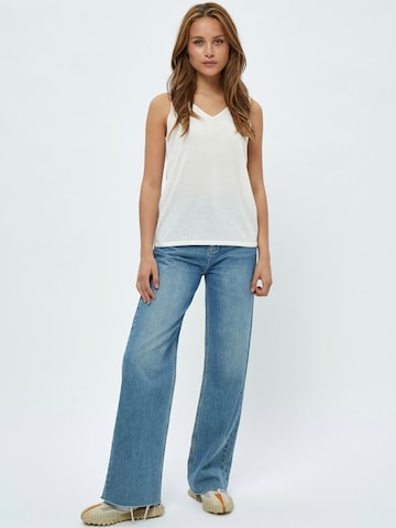 Top in maglia 'Carli' di minus in bianco