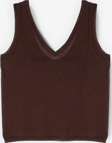 Pull-over MOTIVI en marron : devant