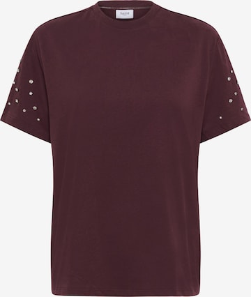 SAINT TROPEZ - Camiseta 'Lyciana' en marrón: frente