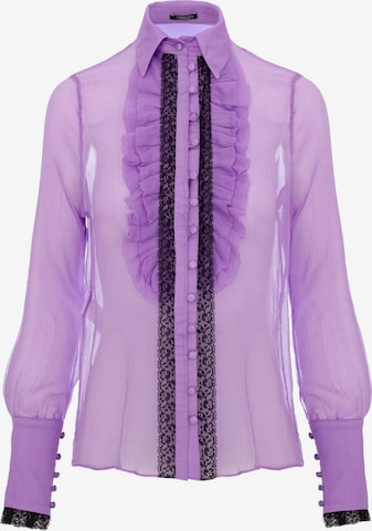 AVENUE N°29 Blouse in Lila: voorkant