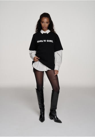 OH APRIL - Camiseta en negro: frente