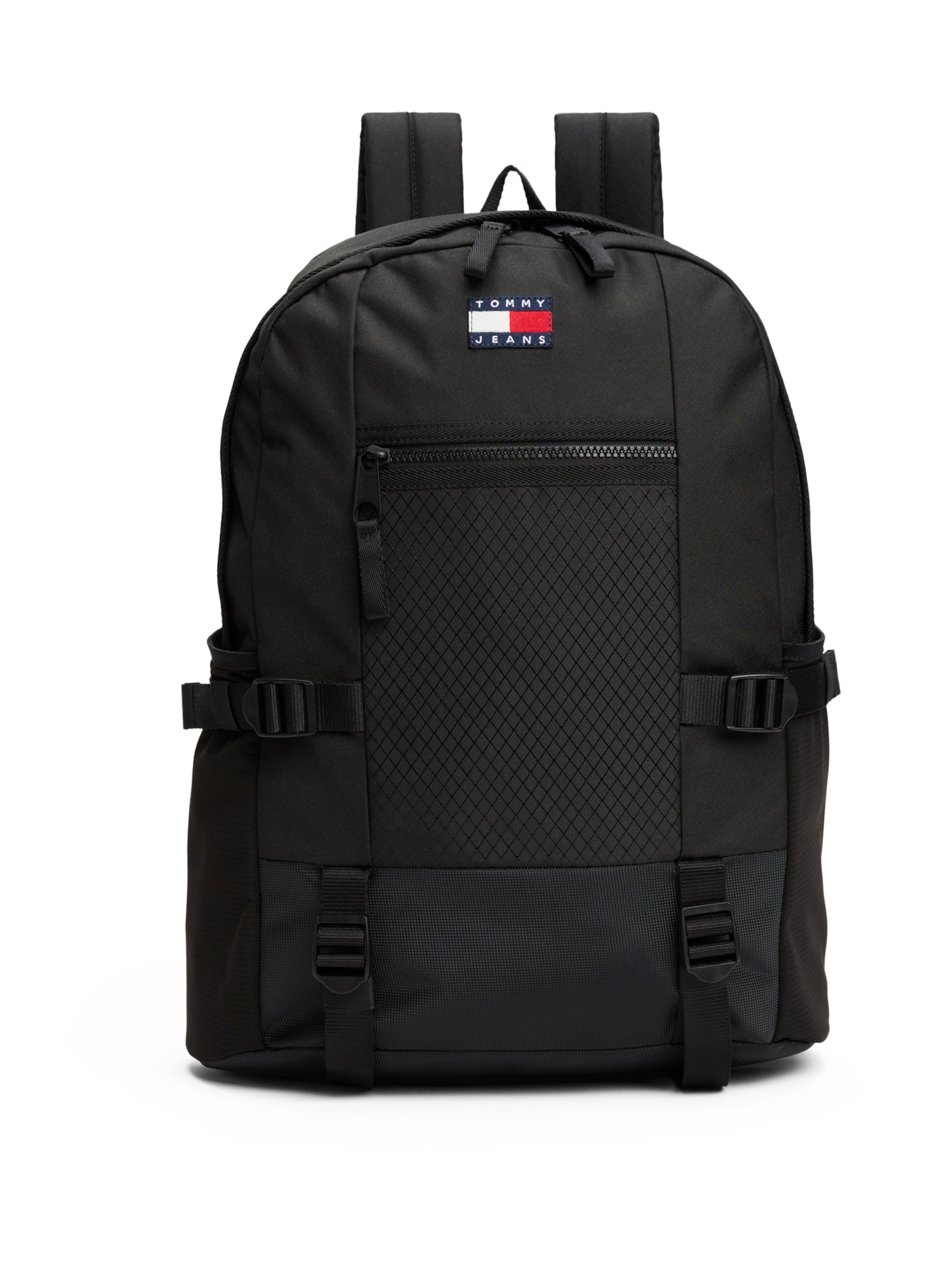 Tommy Jeans Batoh – černá: přední strana