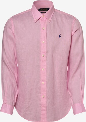 Coupe regular Chemise Polo Ralph Lauren en rose : devant