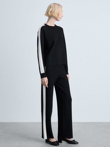 MANGO Loosefit Broek 'Comox' in Zwart