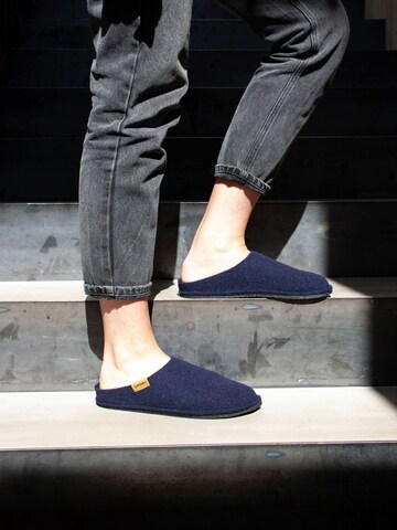 Gottstein Hausschuh 'Classic-Co' in Blau