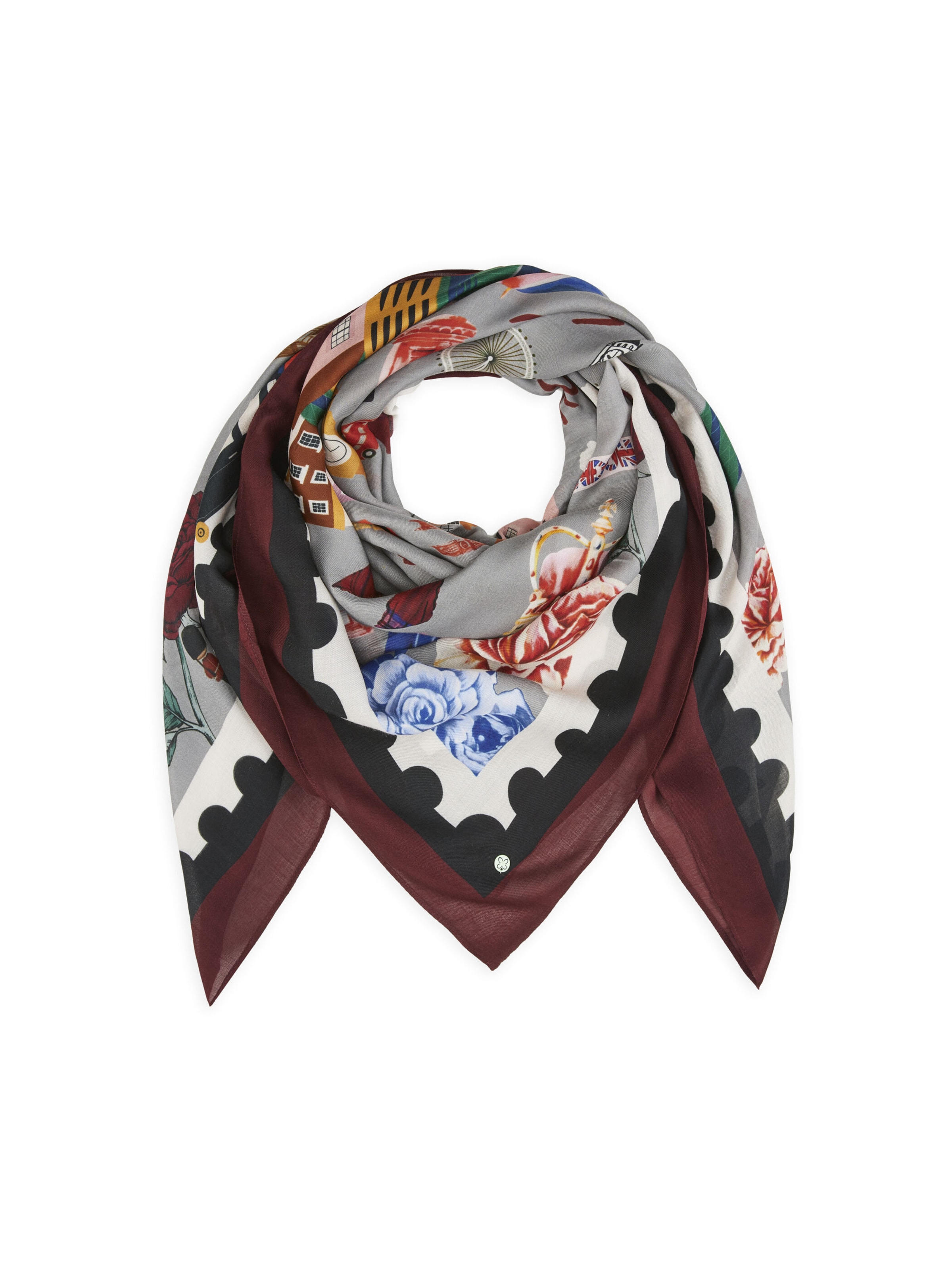 Foulard CODELLO en mélange de couleurs