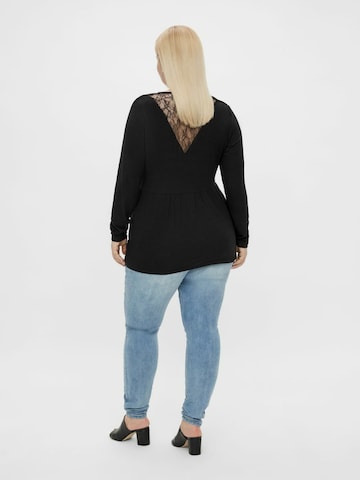 Mamalicious Curve T-shirt i svart