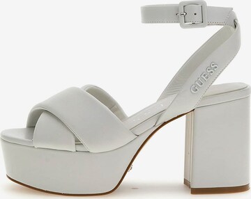 GUESS Sandals in White: front