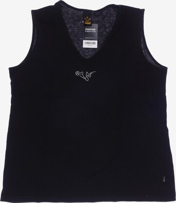 Trigema Top & Shirt in XL in Black: front