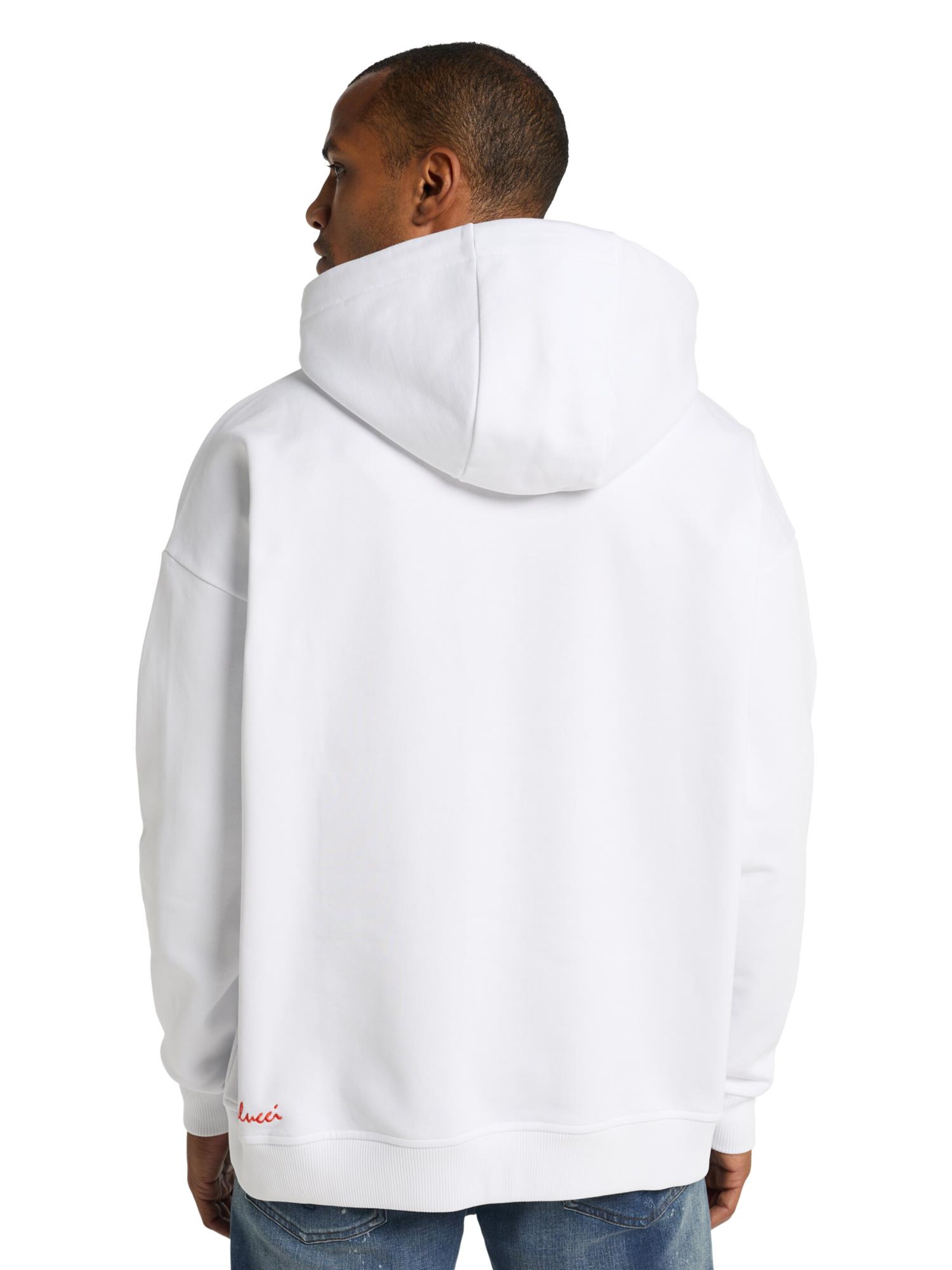 Carlo Colucci Sweatshirt ' Davoodi ' in White