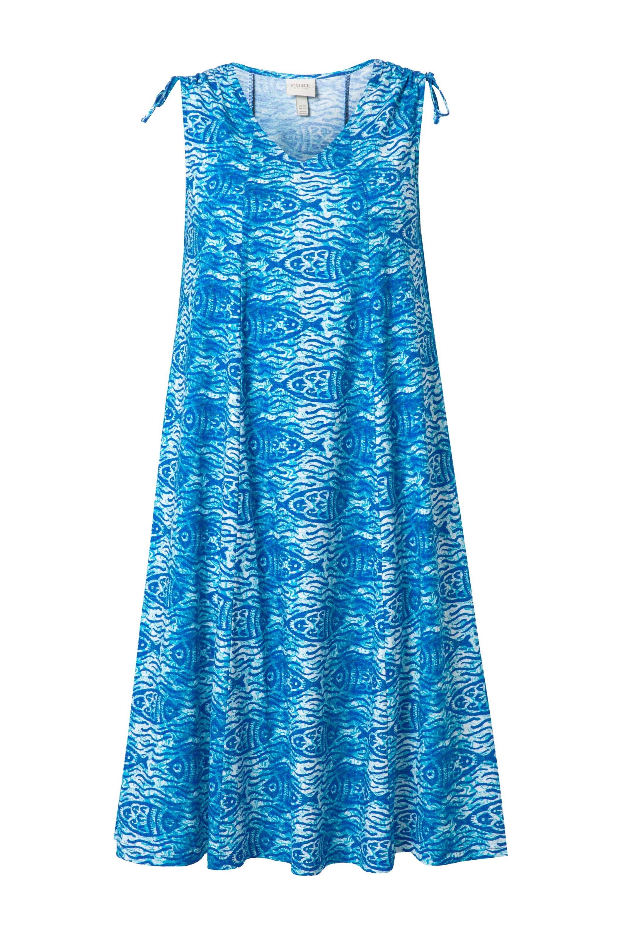 Ulla Popken Kleid in Blau: Vorderseite