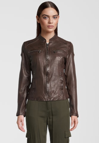 BUFFALO Between-Season Jacket 'BE NATURAL' in Brown: front