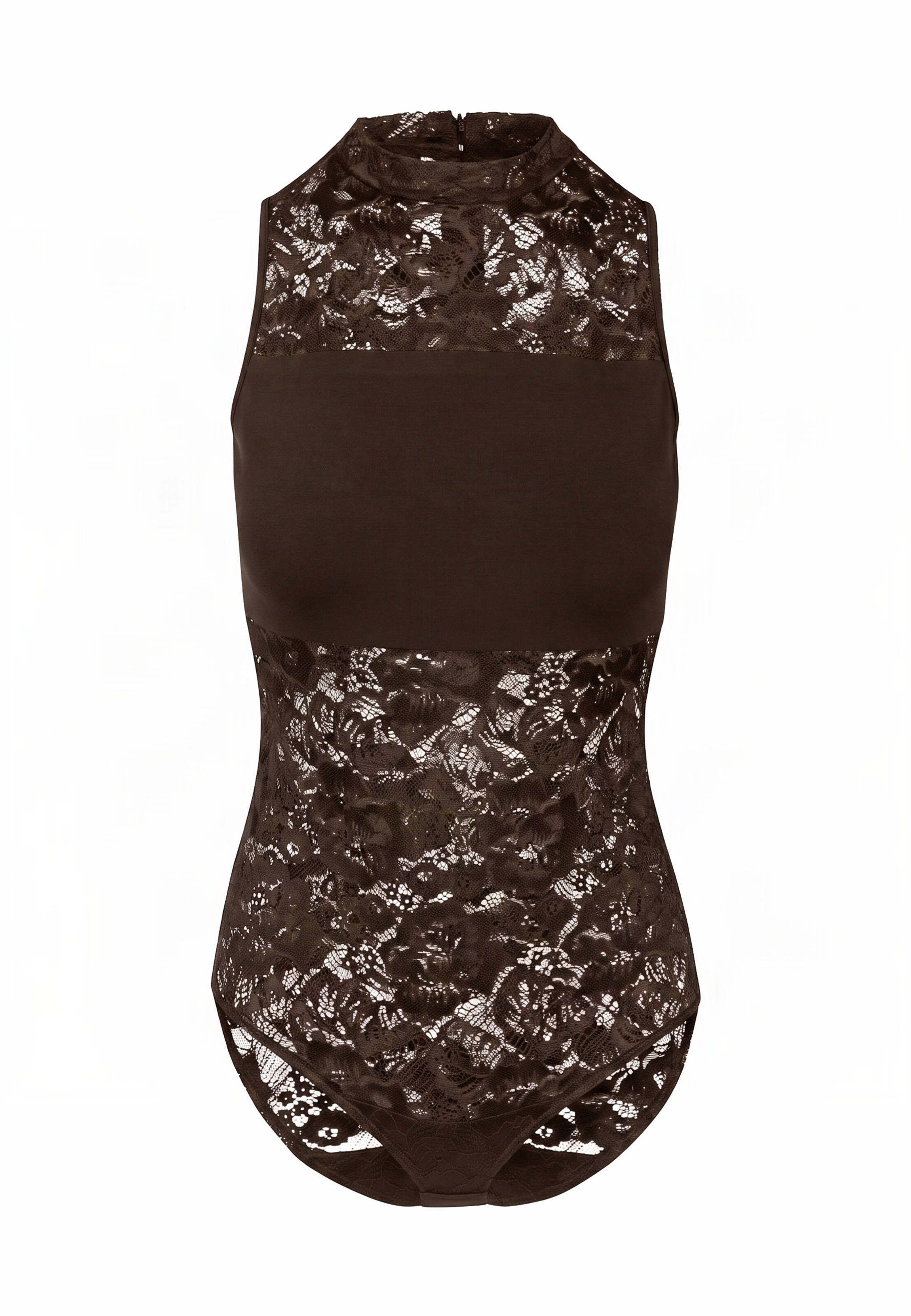 Tricou body de la Urban Classics pe maro: față