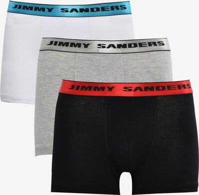 Jimmy Sanders Boxershorts in grau / schwarz / weiß, Produktansicht