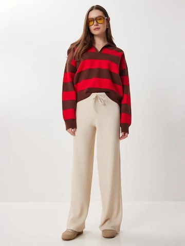 Wide leg Pantaloni 'Hose' di Happiness İstanbul in beige