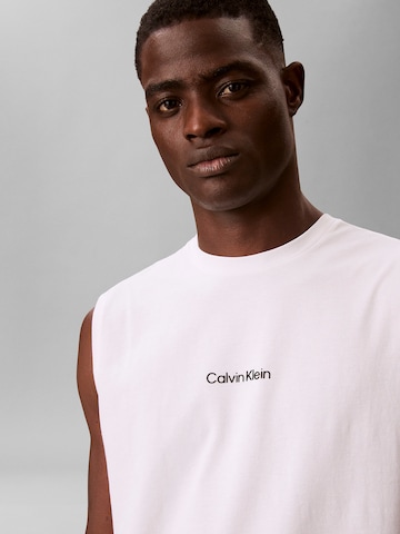 Calvin Klein Swimwear - Camiseta en blanco