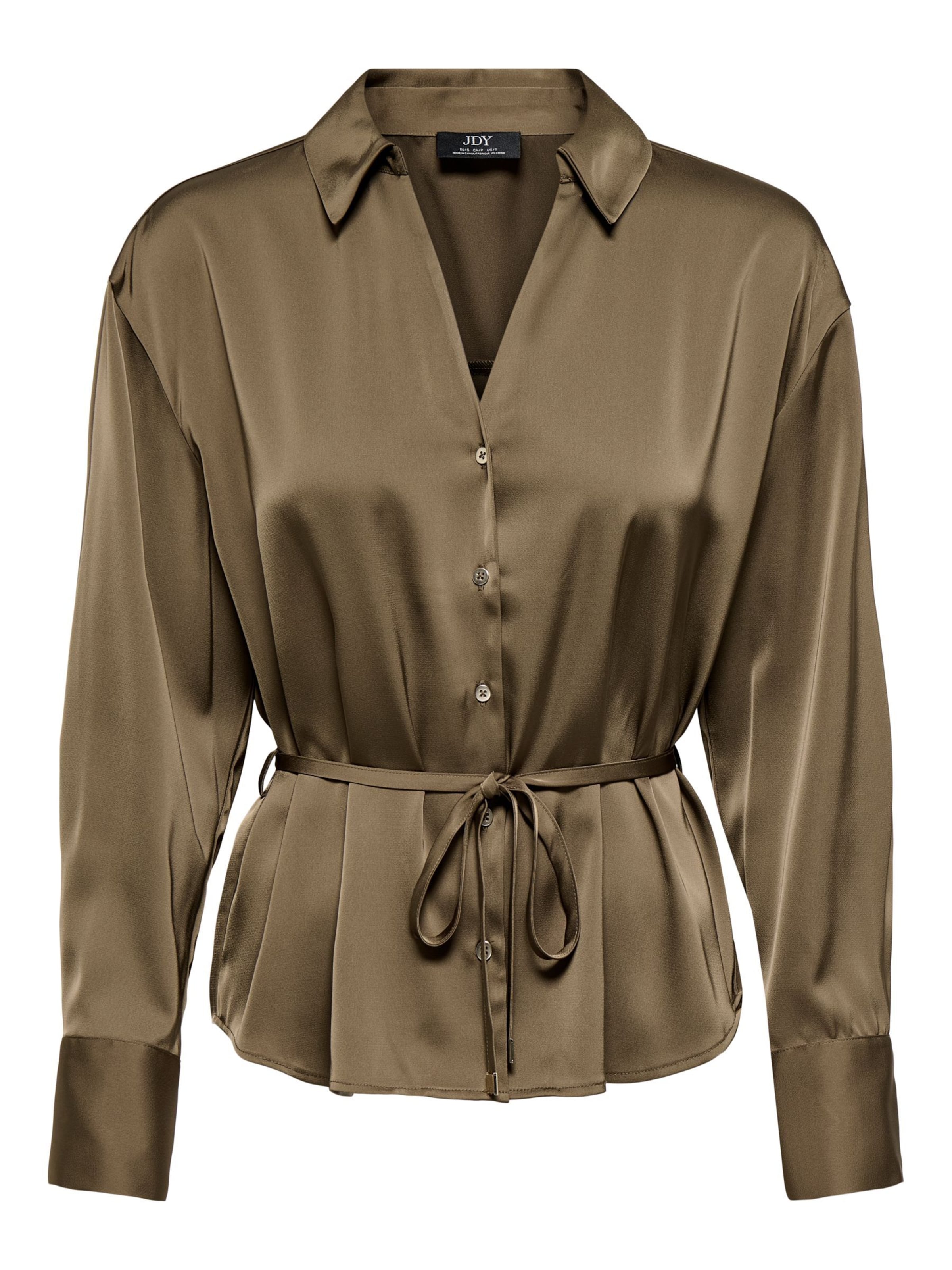 JDY Blouse 'ARIA ' in Bruin: voorkant