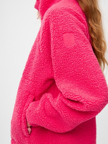 Derbe Fleece Jacket 'Kuschelby' in Pink
