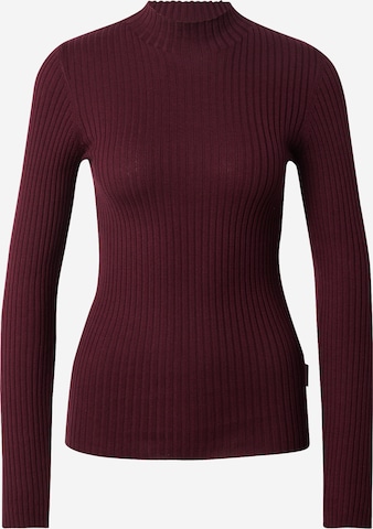 ARMEDANGELS Sweter 'Alaani' w kolorze czerwony: przód