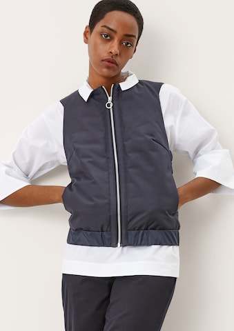 Gilet s.Oliver BLACK LABEL en bleu : devant