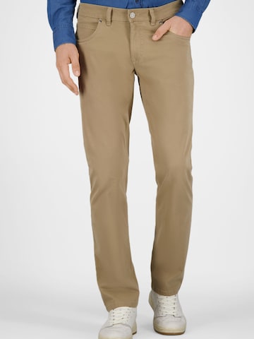 Gardeur Regular Trousers 'Bill' in Beige: front