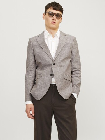 Slim fit Giacca da completo 'RIVIERA' di JACK & JONES in marrone: frontale