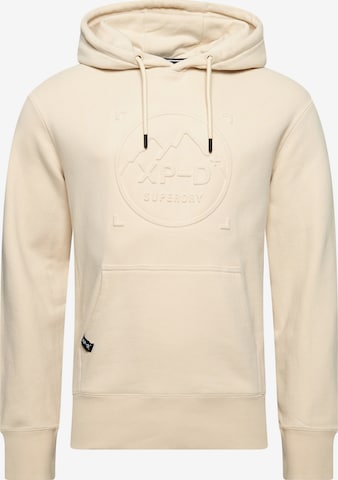 Superdry Sweatshirt in Beige: predná strana