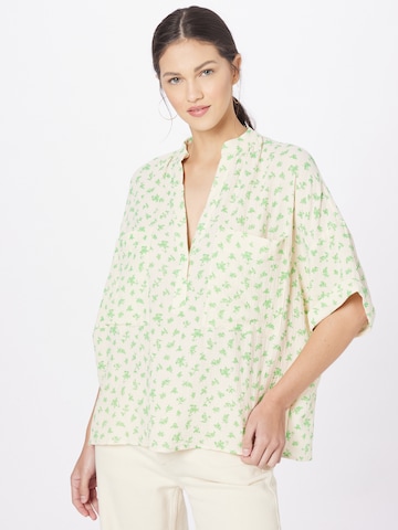 Camicia da donna 'June' di FRNCH PARIS in beige: frontale