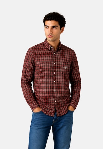 GANT Regular fit Skjorta i brun: framsida
