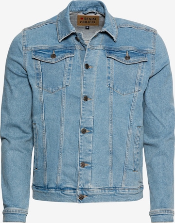 Denim Project Between-Season Jacket ' DP Kash ' in Blue: front