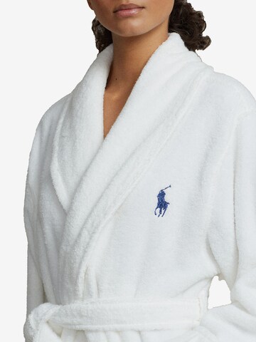 Peignoir court ' Cozy Robes ' Polo Ralph Lauren en blanc