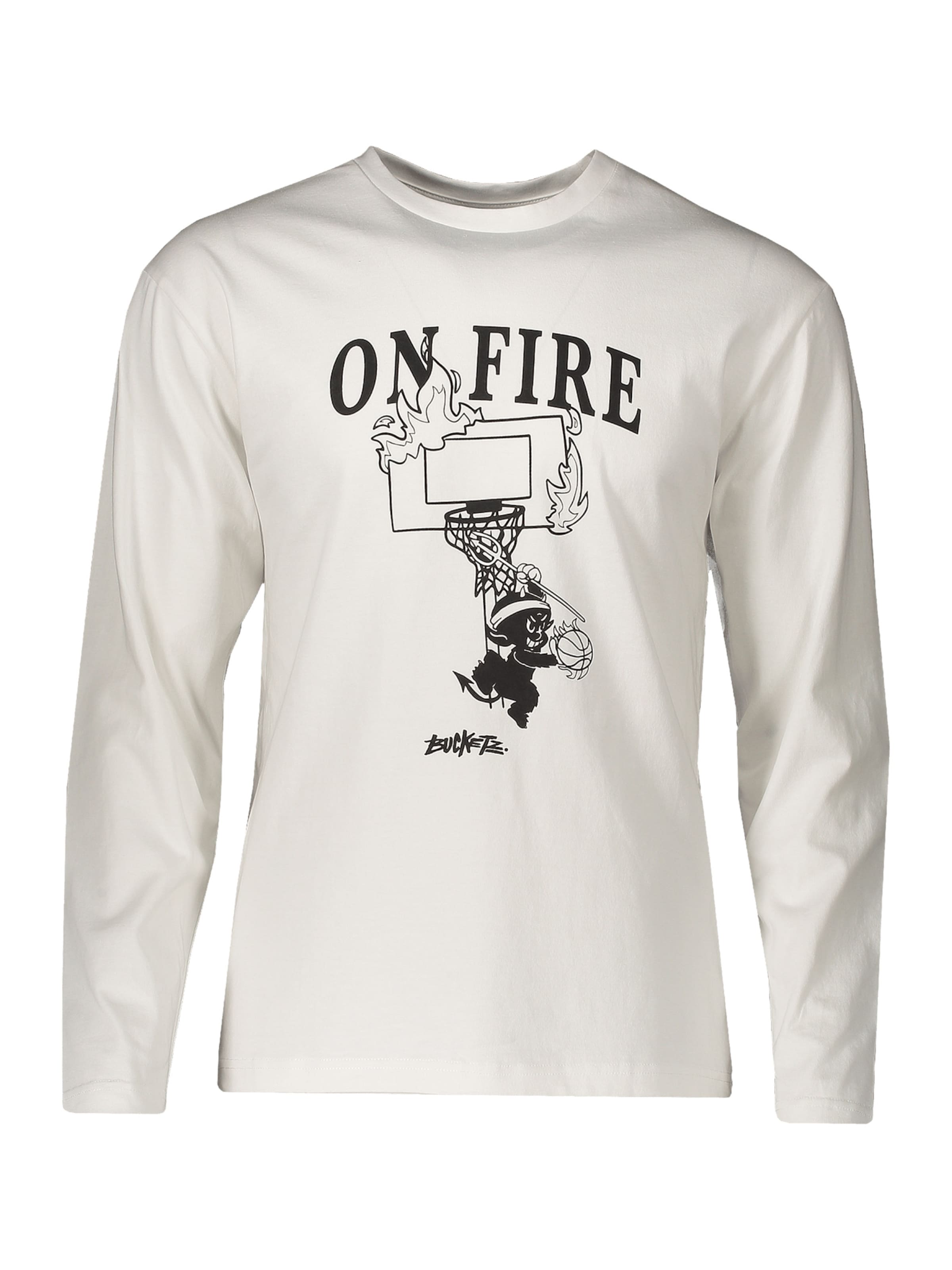 Bucketz Shirt in Weiß: Vorderseite