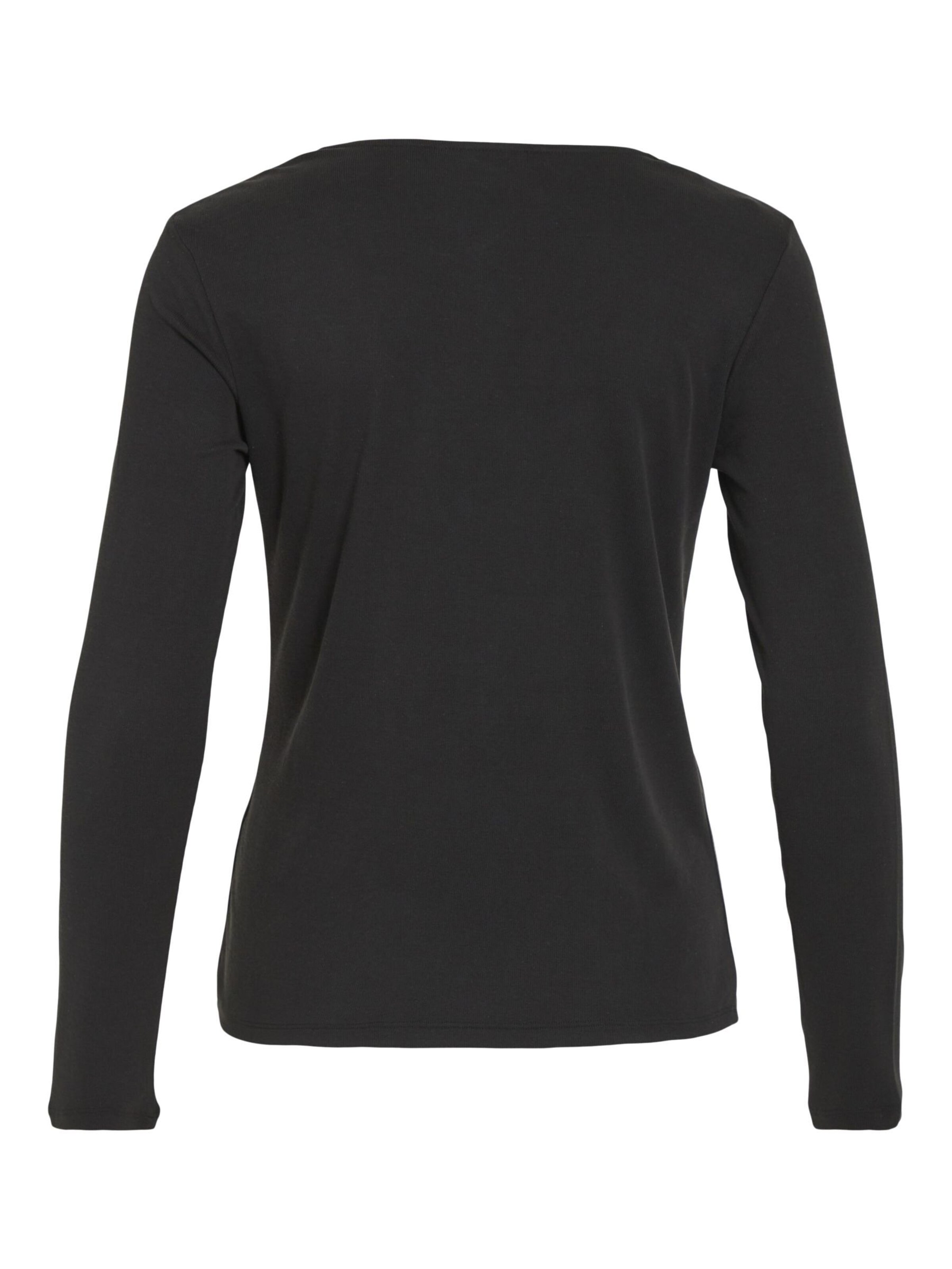 VILA Tričko - Čierna