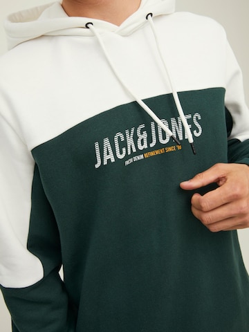 Bluză de molton 'Dan' de la JACK & JONES pe verde
