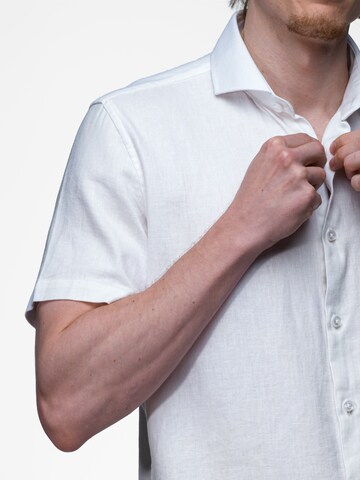 Vercate Slim fit Koszula biznesowa 'No. 33' w kolorze biały