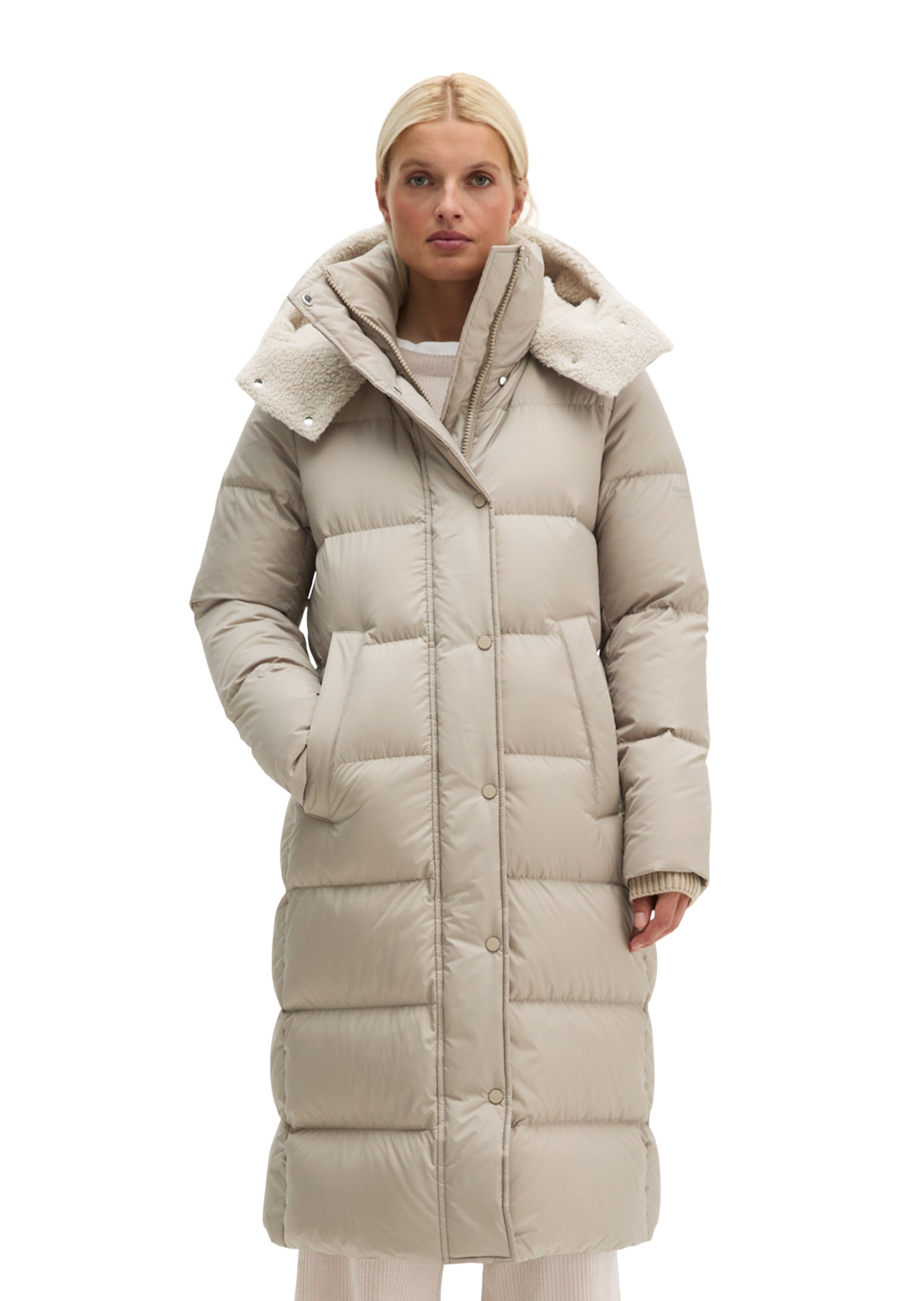 Marc O'Polo Wintermantel in Beige: voorkant