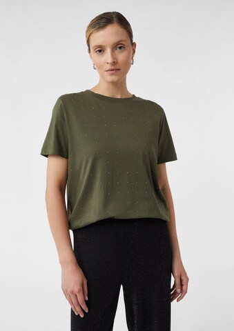 T-shirt COMMA en vert : devant