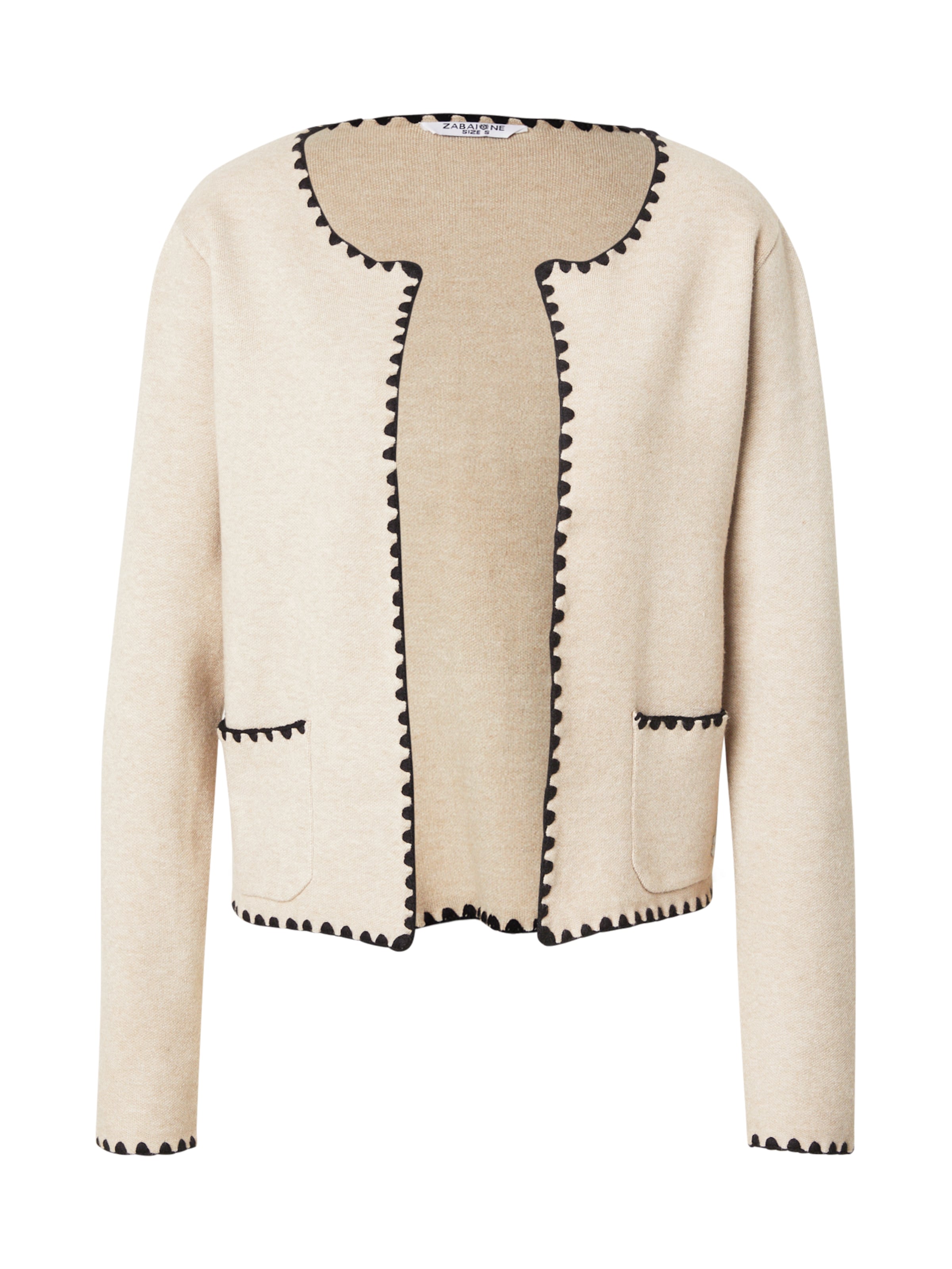 Cardigan 'So44la' ZABAIONE en beige : devant